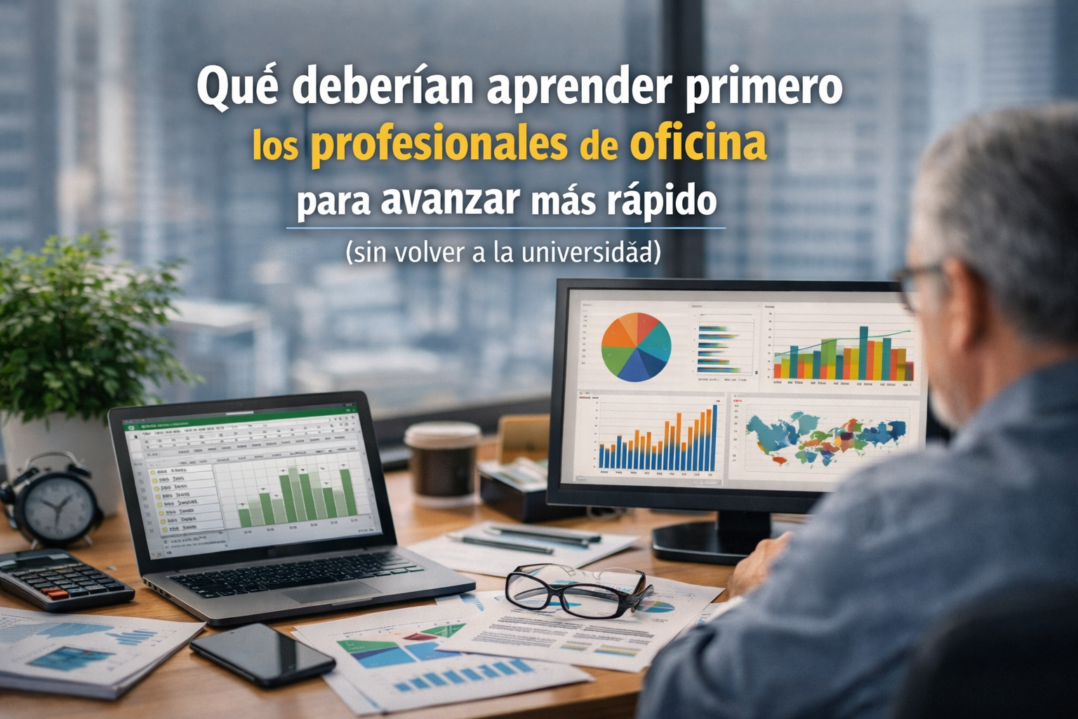 Qué deberían aprender primero los profesionales de oficina para avanzar más rápido (sin volver a la universidad)
